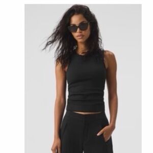 Black Sleeveless Women's Top